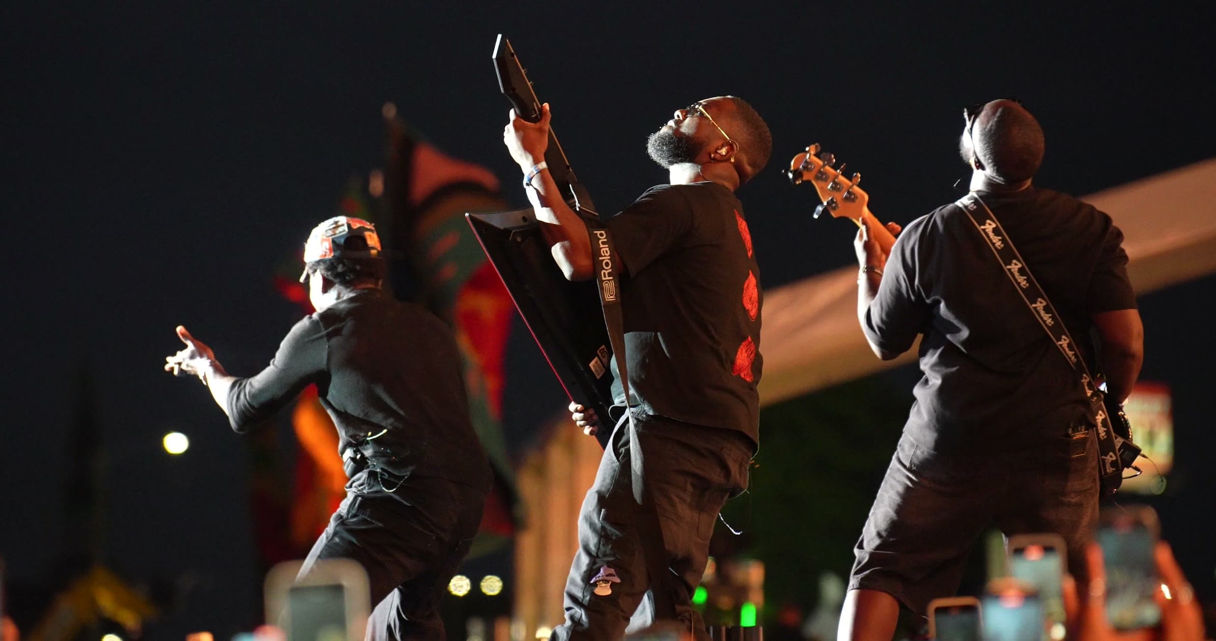 Live performance on stage, event coverage